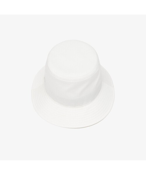 LACOSTE（ラコステ）の「シャンブレーバケットハット（ハット・レディース・ホワイト/ブルー・FREE）」の5枚目の写真