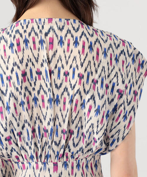 ISABELMARANT ÉTOILE イザベルマラン 花柄プリントワンピース ISABEL MARANT ÉTOILE｜バックオープンプリントワンピース