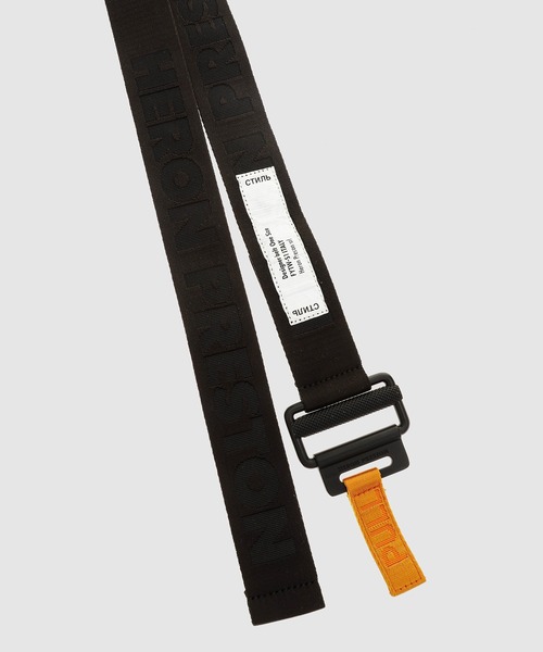 HERON PRESTON（ヘロンプレストン）の「HP TAPEBELT CLASSIC BUCKLE（ベルト・メンズ・ブラック・ONE SIZE）」の3枚目の写真
