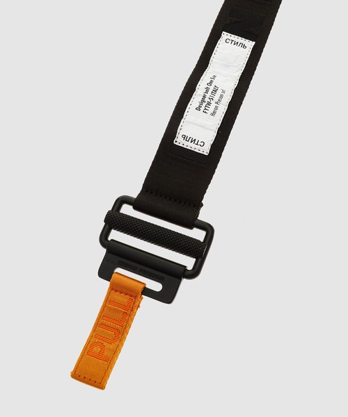 HERON PRESTON（ヘロンプレストン）の「HP TAPEBELT CLASSIC BUCKLE（ベルト・メンズ・ブラック・ONE SIZE）」の2枚目の写真