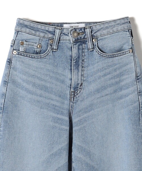 SOMETHING（サムシング）の「*SOMETHING LISAワイドデニム◇（デニムパンツ・レディース・サックスブルー/ブルー・SMALL/MEDIUM/X-SMALL）」の7枚目の写真