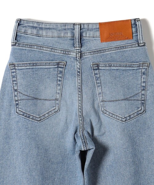 SOMETHING（サムシング）の「*SOMETHING LISAワイドデニム◇（デニムパンツ・レディース・サックスブルー/ブルー・SMALL/MEDIUM/X-SMALL）」の3枚目の写真