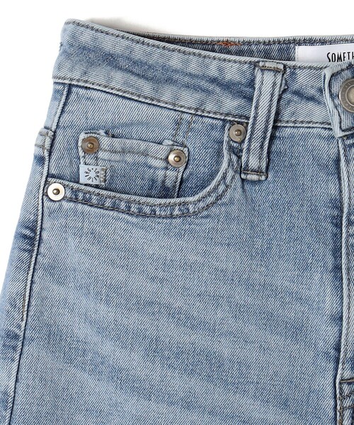 SOMETHING（サムシング）の「*SOMETHING LISAワイドデニム◇（デニムパンツ・レディース・サックスブルー/ブルー・SMALL/MEDIUM/X-SMALL）」の20枚目の写真