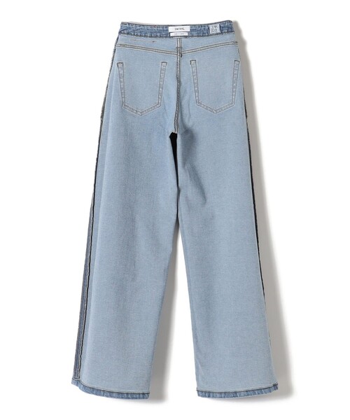 SOMETHING（サムシング）の「*SOMETHING LISAワイドデニム◇（デニムパンツ・レディース・サックスブルー/ブルー・SMALL/MEDIUM/X-SMALL）」の12枚目の写真