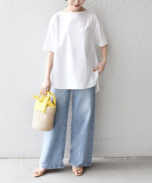 SOMETHING（サムシング）の「*SOMETHING LISAワイドデニム◇（デニムパンツ・レディース・サックスブルー/ブルー・SMALL/MEDIUM/X-SMALL）」の22枚目の写真