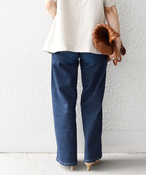 SOMETHING（サムシング）の「*SOMETHING LISAワイドデニム◇（デニムパンツ・レディース・サックスブルー/ブルー・SMALL/MEDIUM/X-SMALL）」の17枚目の写真