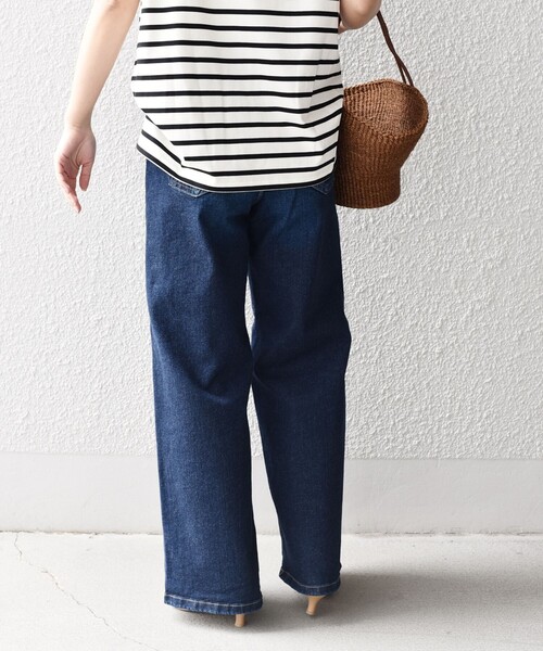 SOMETHING（サムシング）の「*SOMETHING LISAワイドデニム◇（デニムパンツ・レディース・サックスブルー/ブルー・SMALL/MEDIUM/X-SMALL）」の18枚目の写真