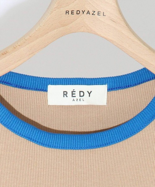 REDYAZEL(レディアゼル)の「リンガークロップドTシャツ(Tシャツ/カットソー・レディース・オフホワイト/ベージュ/ネイビー/ブラック・FREE)」の18枚目の写真