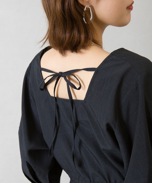 SpRay（スプレイ）の「カシュクール６分袖　ブラウス（シャツ/ブラウス・レディース・ベージュ/ブラック/アイボリー・FREE）」の22枚目の写真