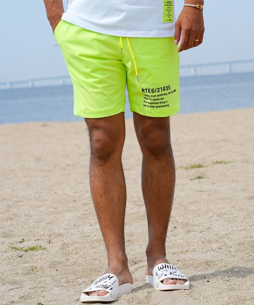 adamsJUGGLER（アダムスジャグラー）の「R/21035ボードショーツ（その他パンツ・メンズ・イエロー/ブラック/レッド・L/M/S/XL）」の3枚目の写真
