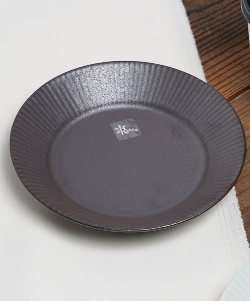 Rikkachic / リッカシック 協立陶器 ラインプレート L 皿 プレート 色違い2枚セット Line plate pairL KRT（食器）｜salle de bal（サルデバル）