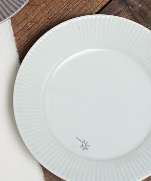 Rikkachic / リッカシック 協立陶器 ラインプレート L 皿 プレート 色違い2枚セット Line plate pairL KRT（食器）｜salle de bal（サルデバル）