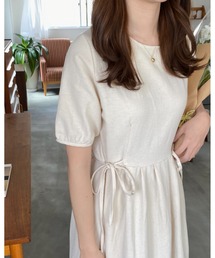 mood for a day | simon ribbon onepiece/サイドリボンロングワンピース(ワンピース)