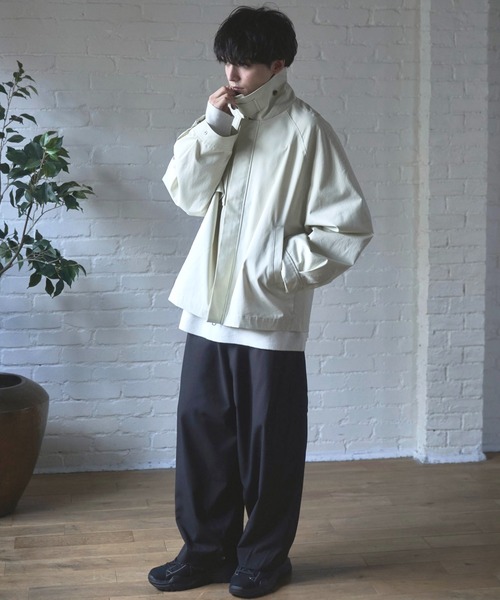 Alpinus（アルピナス）の「high neck  military  flight jacket / ハイネックミリタリーフライトジャケット（ブルゾン・メンズ・ホワイト/ブラック/カーキ・SMALL/MEDIUM）」の18枚目の写真