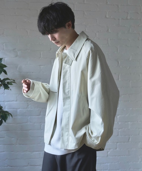 Alpinus（アルピナス）の「high neck  military  flight jacket / ハイネックミリタリーフライトジャケット（ブルゾン・メンズ・ホワイト/ブラック/カーキ・SMALL/MEDIUM）」の14枚目の写真