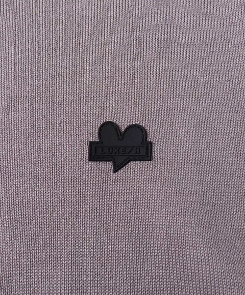 LUXE/R（ラグジュ）の「【ユニセックス】【LUXE/R】モノグラム ニット Tシャツ(RMS)（Tシャツ/カットソー・メンズ・ブラック/グレー・MEDIUM/LARGE）」の21枚目の写真