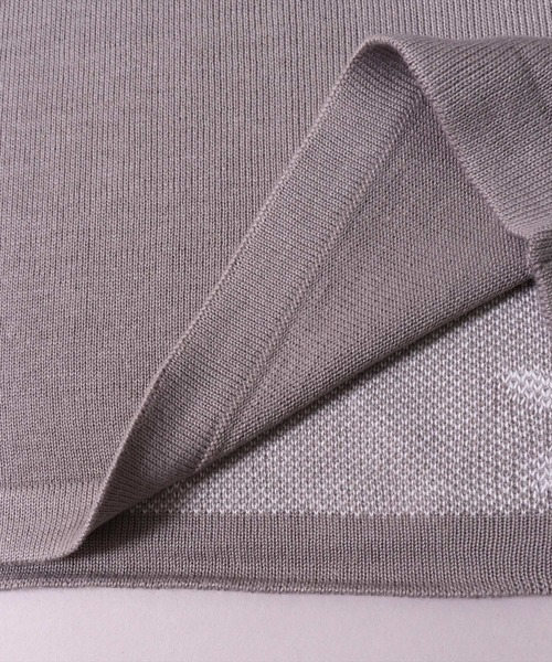 LUXE/R（ラグジュ）の「【ユニセックス】【LUXE/R】モノグラム ニット Tシャツ(RMS)（Tシャツ/カットソー・メンズ・ブラック/グレー・MEDIUM/LARGE）」の22枚目の写真