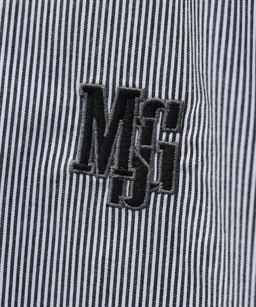 MSG(エムエスジー)の「ワンポイント刺繍 USEDライク半袖シャツ(シャツ/ブラウス・メンズ・ホワイト/ベージュ/グリーン/ブラック系/グリーン系/ブルー系/ブルー系1/レッド系・S/M/L)」の18枚目の写真