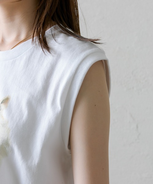 mystic（ミスティック）の「CATノースリTシャツ（Tシャツ/カットソー・レディース・オフホワイト・FREE）」の13枚目の写真