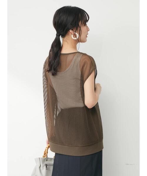 Green　Parks（グリーンパークス）の「メッシュベスト（ベスト・レディース・ブラック/カーキ/アイボリー・FREE）」の7枚目の写真