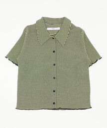 Green　Parks | ・novem9 サッカーギンガムチェックブラウス(シャツ/ブラウス)