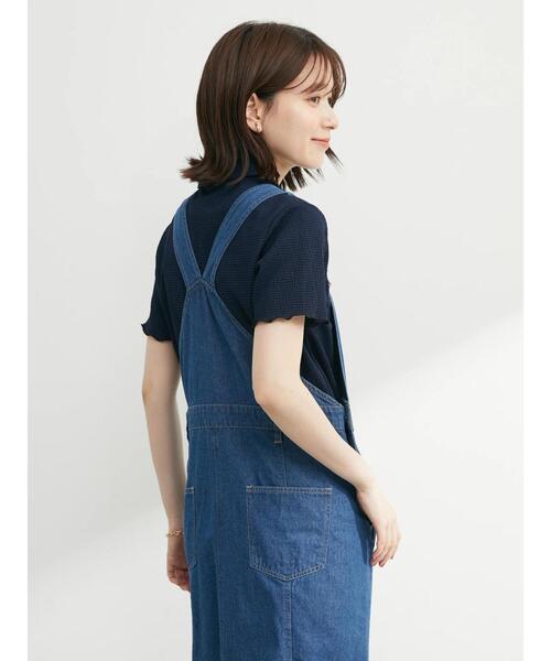 Green　Parks（グリーンパークス）の「・novem9 サッカーギンガムチェックブラウス（シャツ/ブラウス・レディース・ネイビー/イエロー/アイボリー・FREE）」の20枚目の写真