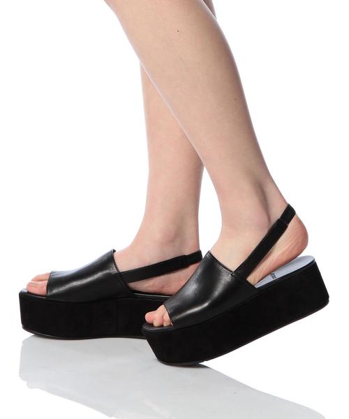 ASTRAET（アストラット）の「ASTRAET(アストラット) プラットフォームサンダル ブラック（サンダル・レディース・ブラック・37/36）」の9枚目の写真