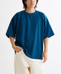 クレープ ウィーブ クルーネック Tシャツ