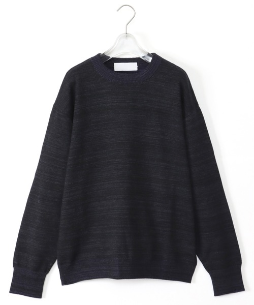 NEONSIGN(ネオンサイン)の「NEONSIGN ネオンサイン / TV Noise technicolour sweater テレビノイズ テクニカラー セーター オーバーサイズニット / N1615(ニット/セーター・メンズ・ピンク系その他/ブラック×パープル・46/48)」の20枚目の写真