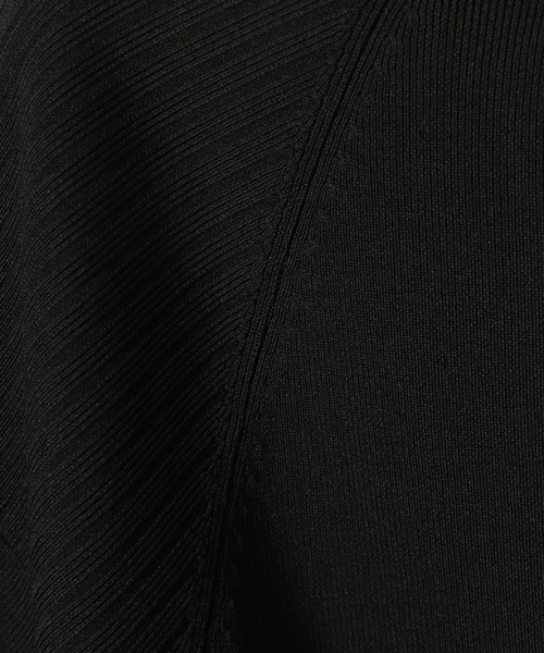 yuw（ユウ）の「１６Ｇラグランパフ８分袖　299449（ニット/セーター・レディース・ブラック/グレー/ブルー・FREE）」の7枚目の写真