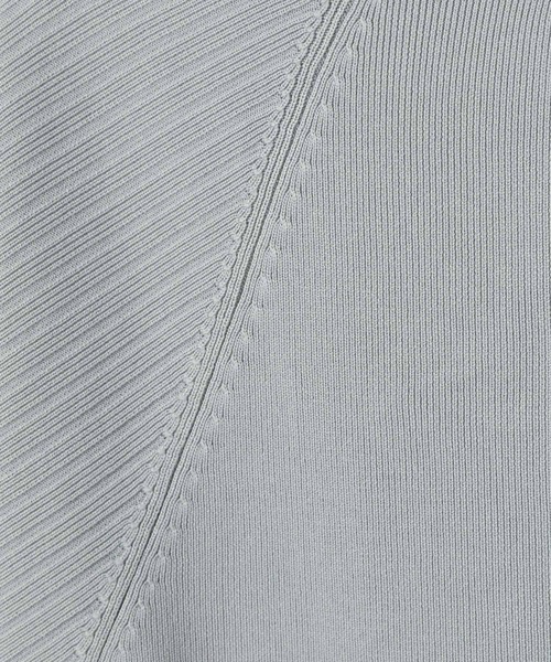 yuw（ユウ）の「１６Ｇラグランパフ８分袖　299449（ニット/セーター・レディース・ブラック/グレー/ブルー・FREE）」の11枚目の写真