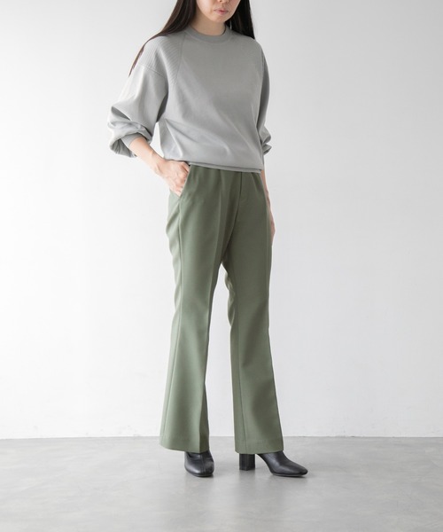 yuw（ユウ）の「１６Ｇラグランパフ８分袖　299449（ニット/セーター・レディース・ブラック/グレー/ブルー・FREE）」の19枚目の写真