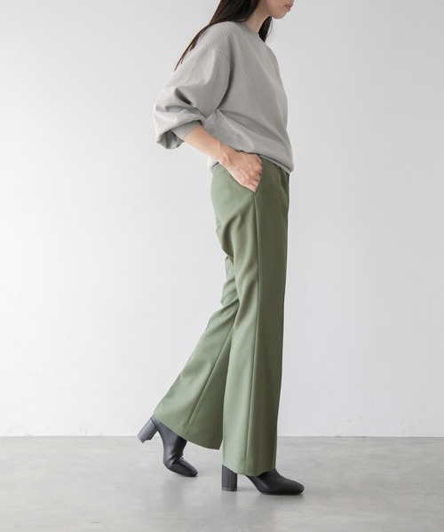 yuw（ユウ）の「１６Ｇラグランパフ８分袖　299449（ニット/セーター・レディース・ブラック/グレー/ブルー・FREE）」の20枚目の写真