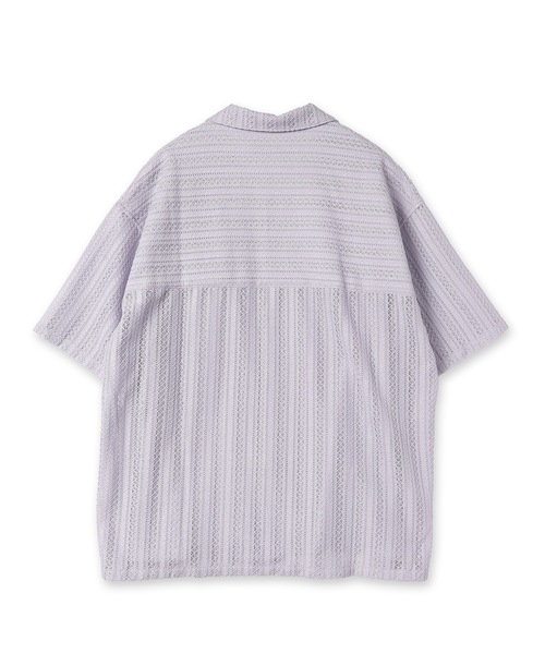 Jieda（ジエダ）の「LACE SHIRT S/S（シャツ/ブラウス・メンズ・ラベンダー/ブラック/アイボリー・2/1）」の17枚目の写真