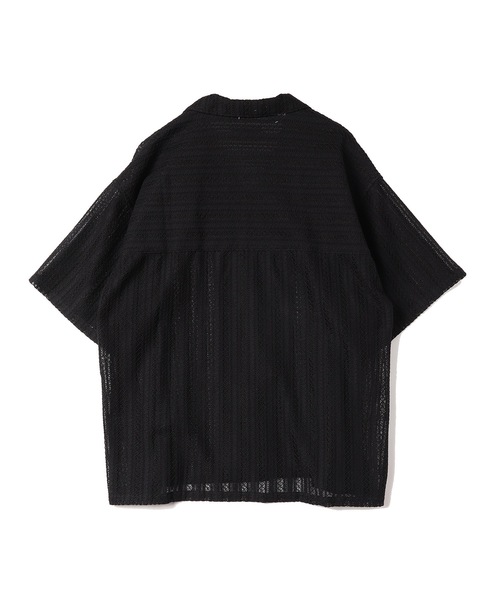 Jieda（ジエダ）の「LACE SHIRT S/S（シャツ/ブラウス・メンズ・ラベンダー/ブラック/アイボリー・2/1）」の8枚目の写真