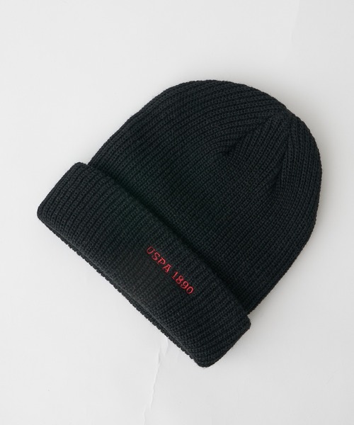 U.S. POLO ASSN.（ユーエスポロアッスン）の「【KIDS】【U.S. POLO ASSN/ユーエスポロアッスン】ワンポイント刺繍ニットキャップ（ニットキャップ/ビーニー・キッズ・ブラック/アイボリー/ピンク/グレー/オレンジ/ネイビー/ダークグリーン・ONE SIZE）」の9枚目の写真