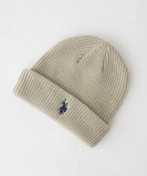 U.S. POLO ASSN.（ユーエスポロアッスン）の「【KIDS】【U.S. POLO ASSN/ユーエスポロアッスン】ワンポイント刺繍ニットキャップ（ニットキャップ/ビーニー・キッズ・ブラック/アイボリー/ピンク/グレー/オレンジ/ネイビー/ダークグリーン・ONE SIZE）」の12枚目の写真