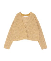 ツィードショートニットジャケット