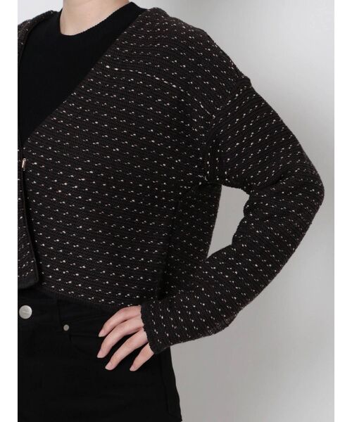 LAGUNAMOON（ラグナムーン）の「ツィードショートニットジャケット（その他アウター・レディース・ブラウン/イエロー・FREE）」の15枚目の写真