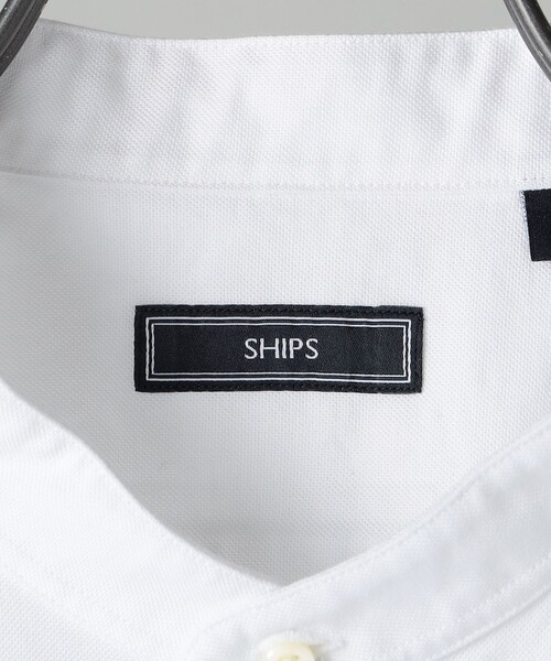 SHIPS（シップス）の「SHIPS: コンテンポラリー オクスフォード スタンダードカラー シャツ（シャツ/ブラウス・メンズ・ホワイト/ロイヤルブルー・SMALL/MEDIUM/LARGE/X-LARGE）」の15枚目の写真