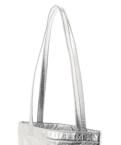 AMERICAN HOLIC（アメリカンホリック）の「メタリックポケット付サブトートバッグ（トートバッグ・レディース・オレンジ/ピンク/グリーン/シルバー・FREE）」の6枚目の写真