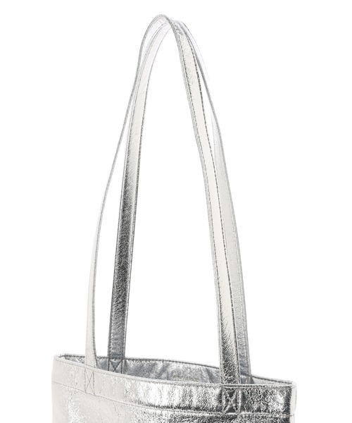 AMERICAN HOLIC（アメリカンホリック）の「メタリックポケット付サブトートバッグ（トートバッグ・レディース・オレンジ/ピンク/グリーン/シルバー・FREE）」の22枚目の写真