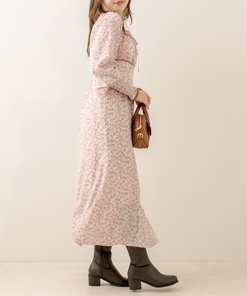 オリーブデオリーブワンピースM カーキ系 OLIVE des OLIVE（オリーブデオリーブ）の「胸開きワンピース