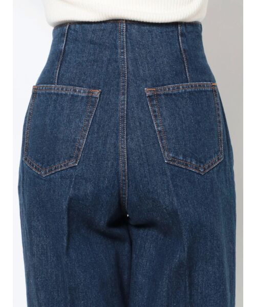 LAGUNAMOON（ラグナムーン）の「ステッチテーパードデニムパンツ（デニムパンツ・レディース・インディゴブルー・SMALL/MEDIUM）」の22枚目の写真