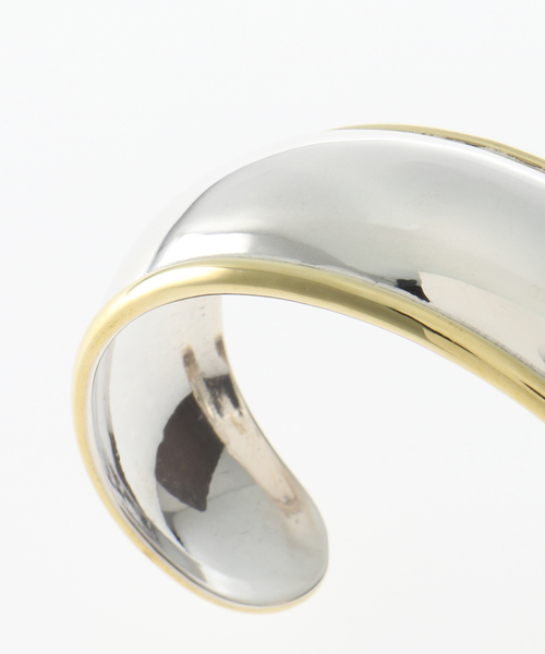 LAVER（ラバー）の「【LAVER/ラバー】LATON COMBI BRACELET（PLAIN）（バングル/リストバンド・レディース・シルバー・FREE）」の6枚目の写真