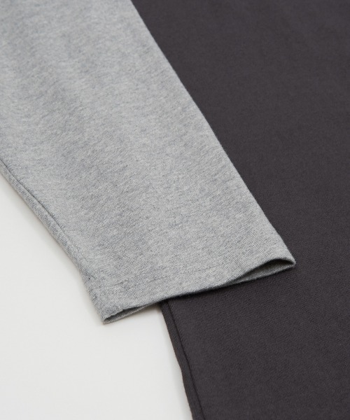 improves(インプローブス)の「クレイジー配色 USコットン 無地 ポケットロンT(Tシャツ/カットソー・メンズ・ネイビー/杢グレー/ブラック/チャコール/ホワイト/ベージュ系その他/ベージュ/ブラウン/ホワイト系その他/ダークグリーン・LARGE/MEDIUM/X-LARGE)」の19枚目の写真