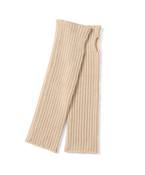 Ray BEAMS（レイビームス）の「Ray BEAMS / リブ アームウォーマー（アームカバー・レディース・ナチュラル/グリーン系その他2/ブラック/ブルー・ONE SIZE）」の11枚目の写真