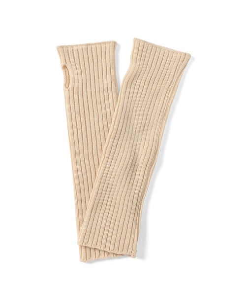 Ray BEAMS（レイビームス）の「Ray BEAMS / リブ アームウォーマー（アームカバー・レディース・ナチュラル/グリーン系その他2/ブラック/ブルー・ONE SIZE）」の10枚目の写真