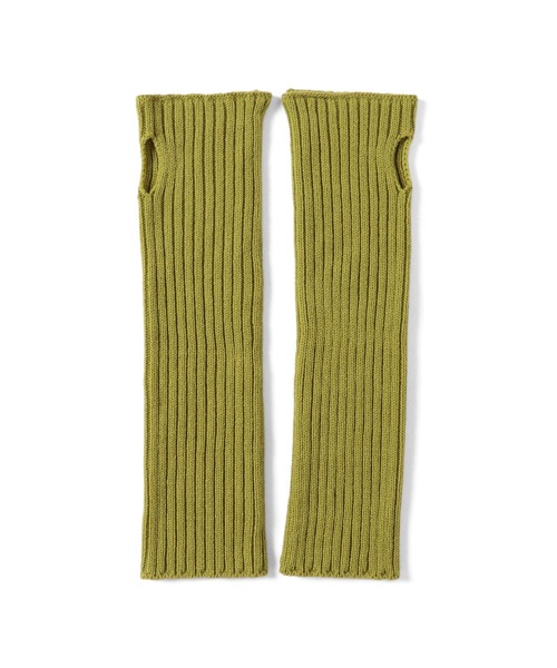 Ray BEAMS（レイビームス）の「Ray BEAMS / リブ アームウォーマー（アームカバー・レディース・ナチュラル/グリーン系その他2/ブラック/ブルー・ONE SIZE）」の17枚目の写真