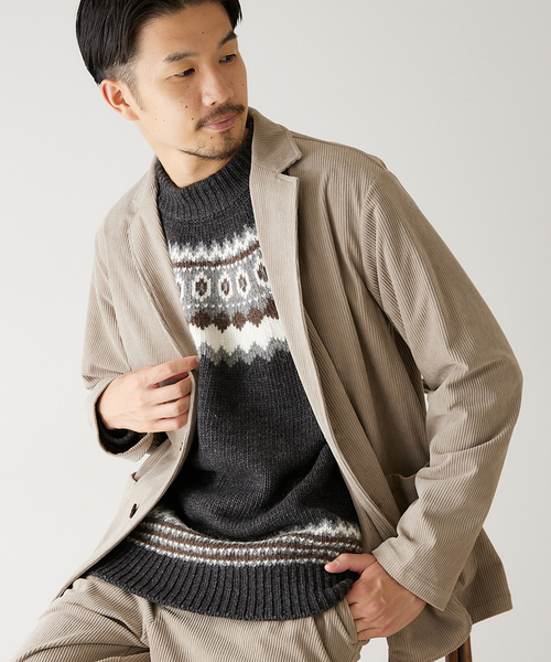 417 EDIFICE（フォーワンセブンエディフィス）の「【ジャケット+イージーパンツの2点セット】コーデュロイセットアップ（テーラードジャケット・メンズ・チャコールグレー/ブラウン/ベージュ/カーキ・SMALL/MEDIUM/LARGE/X-LARGE）」の17枚目の写真